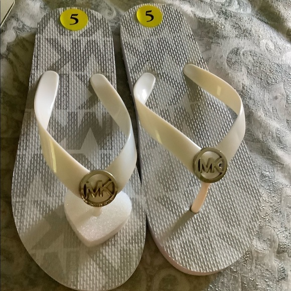 Michael Kors Thong White Flop - Picture 1 of 5